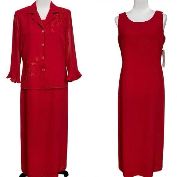 NWT - Studio 1 Sheath Dress and Jacket Set - Picture 1 of 8